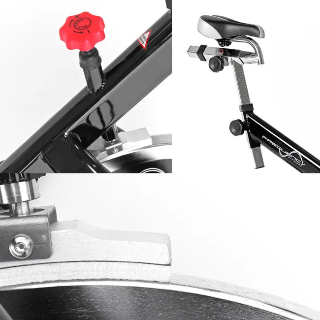 Frequency Fitness S30 Indoor Cycle, Full Functions, Olympic Frisbee Rack