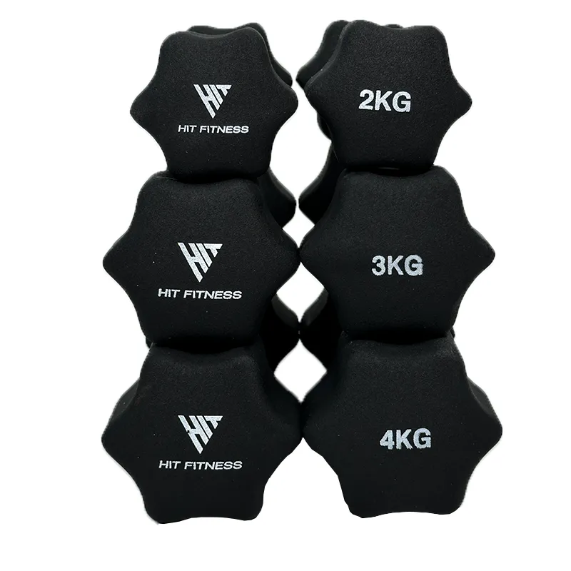 Style Meets Function Hit Fitness Neoprene Dumbbells Set | 2-4kg Trending Choice, Gloves Straps,Belts