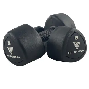 Style Meets Function Hit Fitness Rubber Studio Dumbbell | 8kg Quick Buy, Full Functions, Bundles