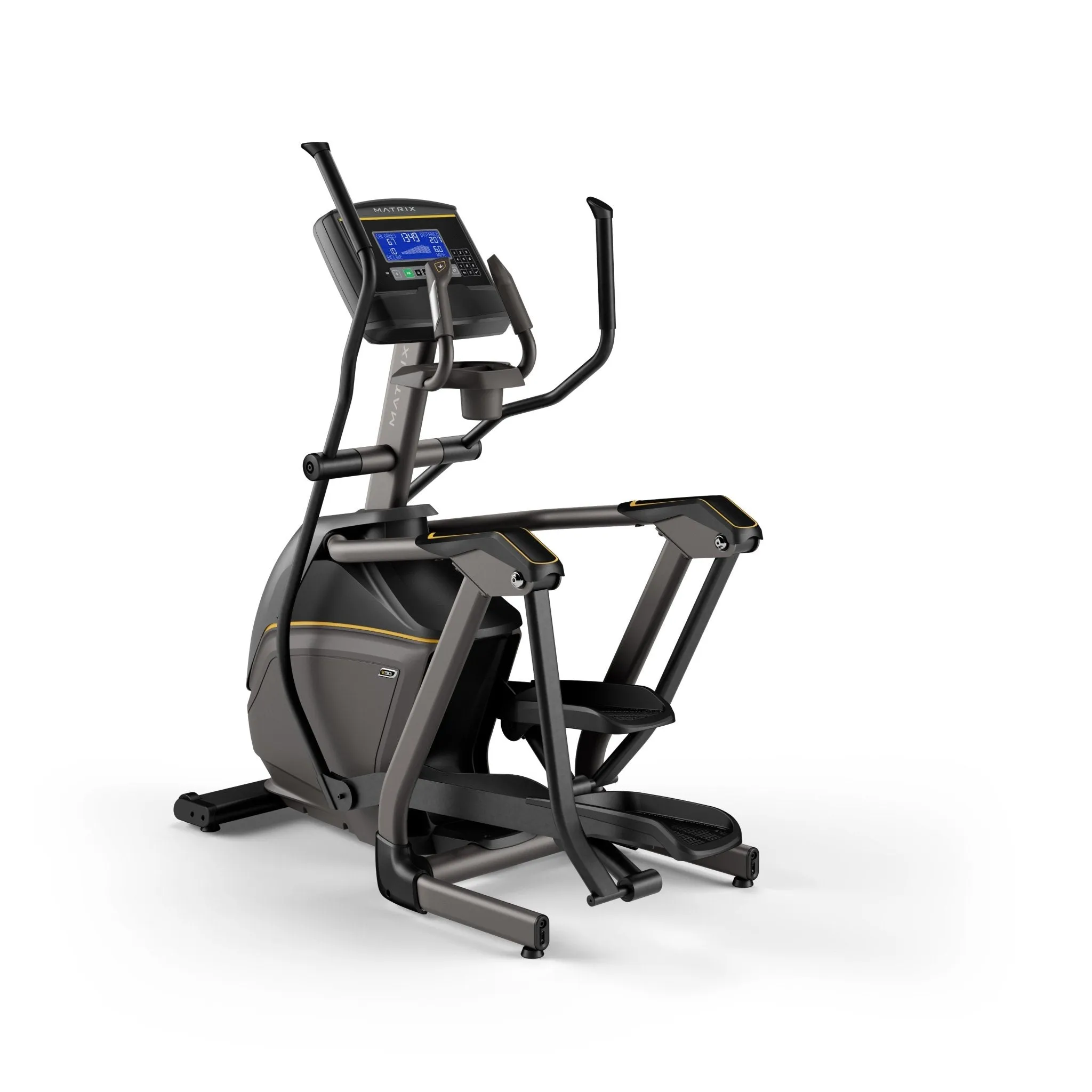 Style Meets Function Matrix E30 XR Elliptical Meet Your Match, Gym bag with shoe compartment, Wall mounted bike rack