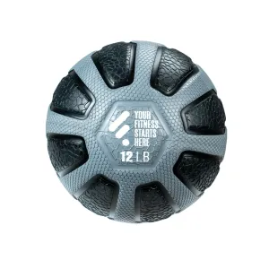 Style Meets Function Max Grip Medicine Ball - 12 Lbs Best-Selling, Boxing,MMA