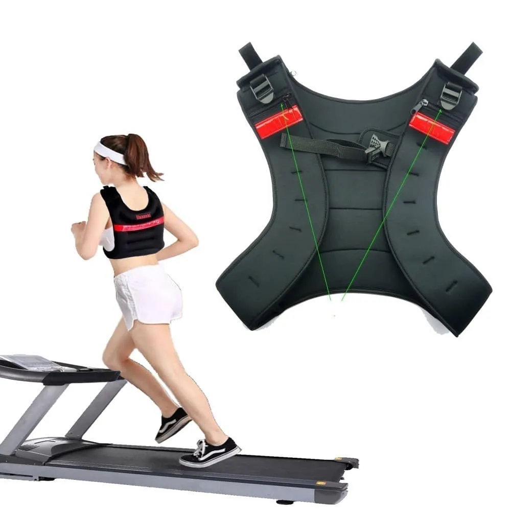 Outdoor Running Weighted Jacket, Steel Plates, Push up bars