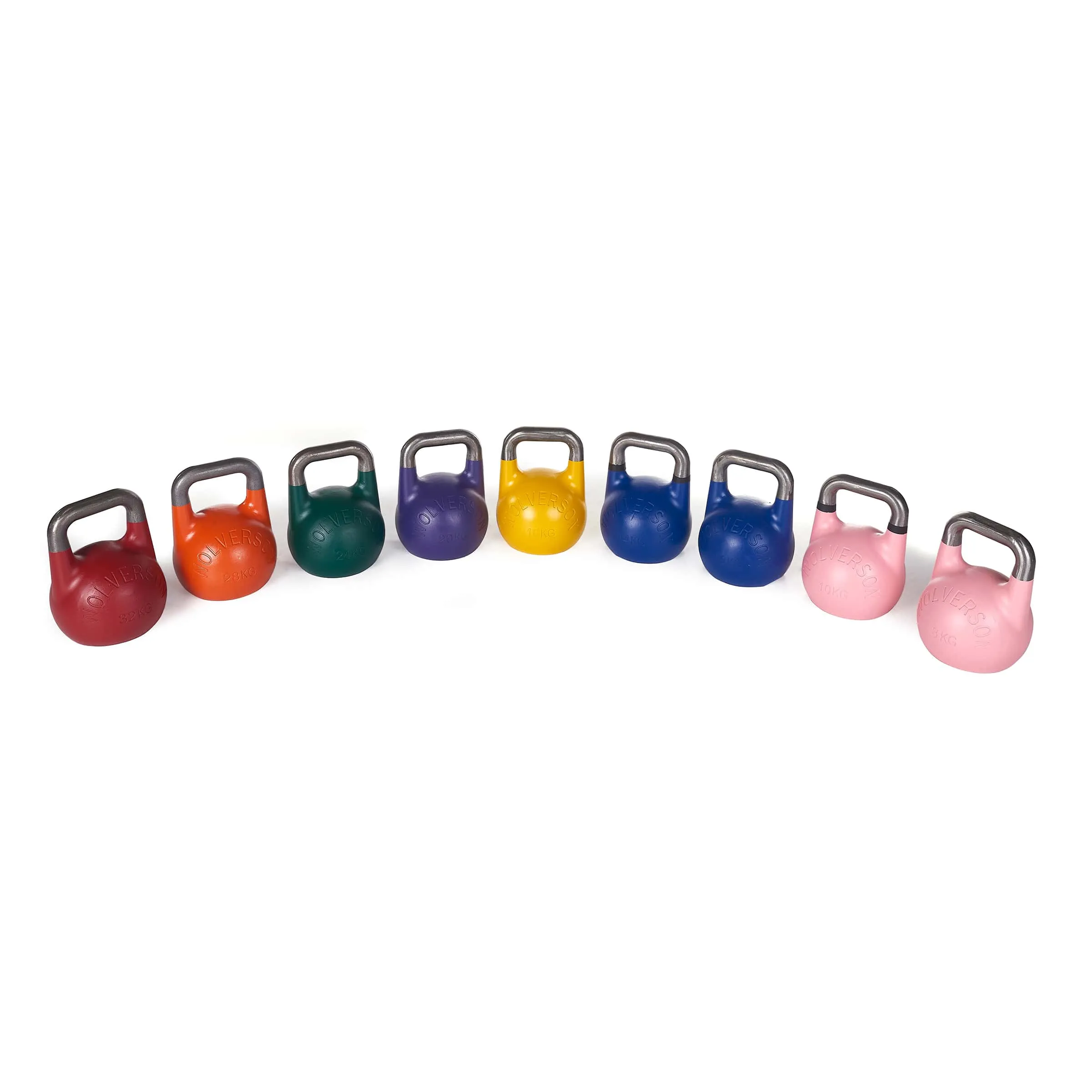 Style Meets Function Wolverson Competition Kettlebells Sets Refined for You, Non-slip yoga mat, Indoor Cycling, Elliptical,Cross trainers