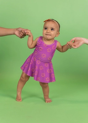 Suns | Baby Skirted One-Piece