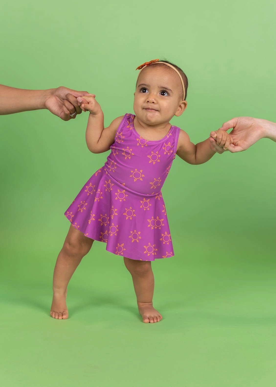 Suns | Baby Skirted One-Piece