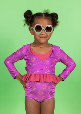 Suns | Mini Down in Front Ruffle Bottoms