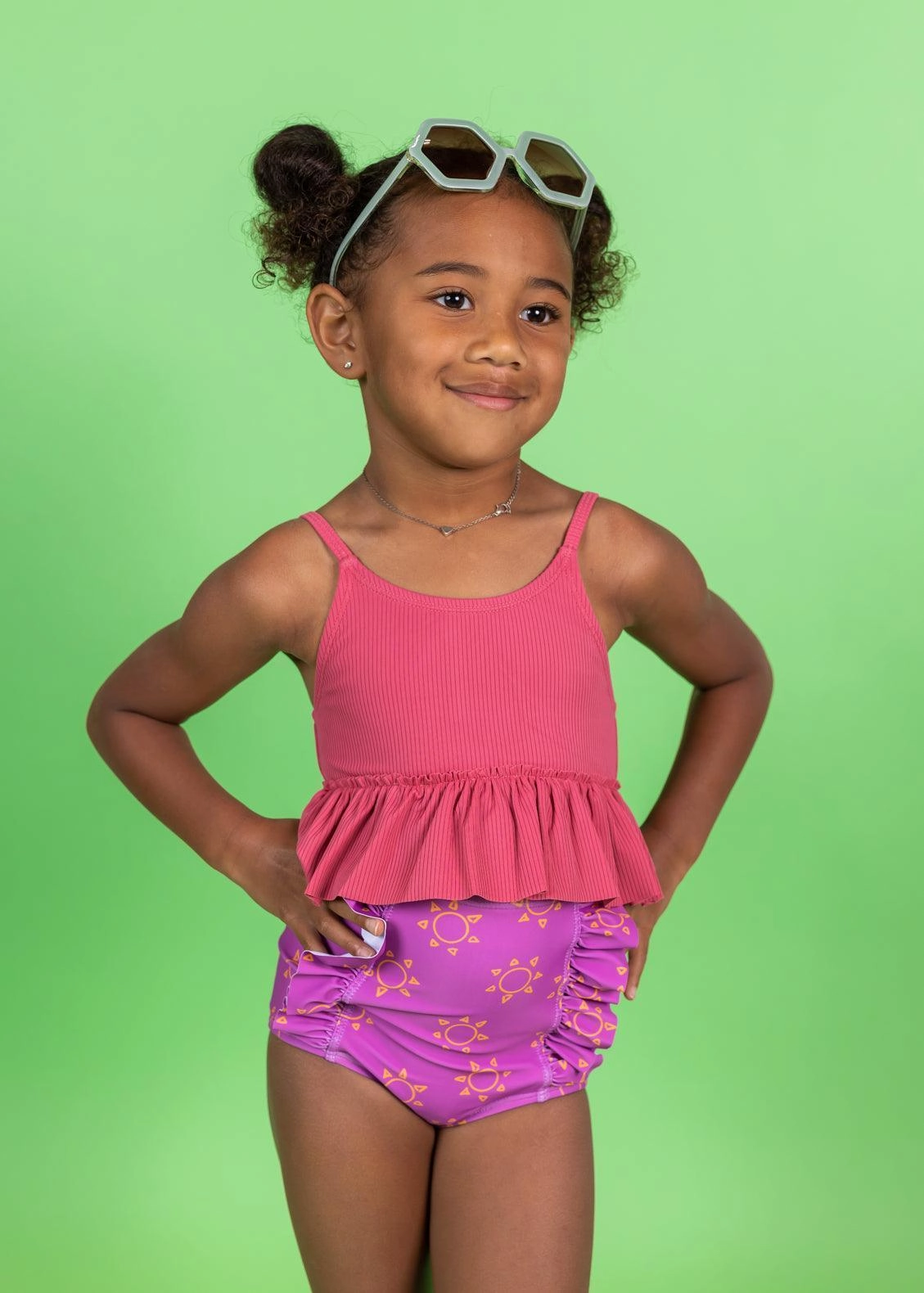 Suns | Mini Down in Front Ruffle Bottoms