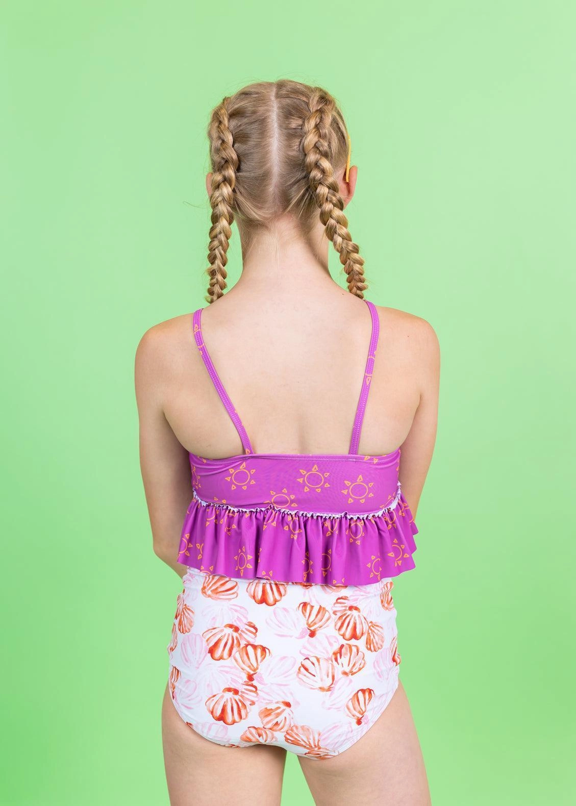 Suns | Youth Peplum Top