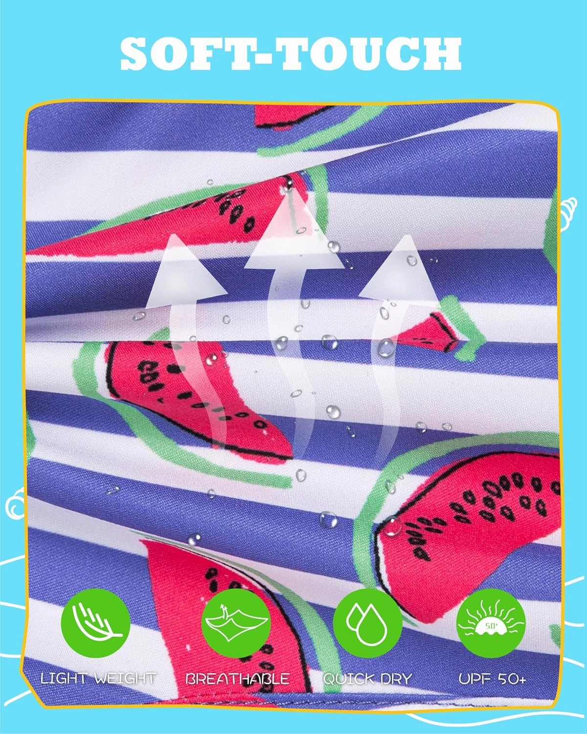 SURF CUZ Boys Swim Trunks Retro Toddler Boy Swimsuit Shorts Quick Dry Swimming Trunks Bathing Suit