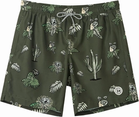 SURF CUZ Mens Swim Trunks 7" Swimming Trunks with Mesh Liner Quick Dry Swim Shorts for Men Swimwear Bathing Suits Pockets