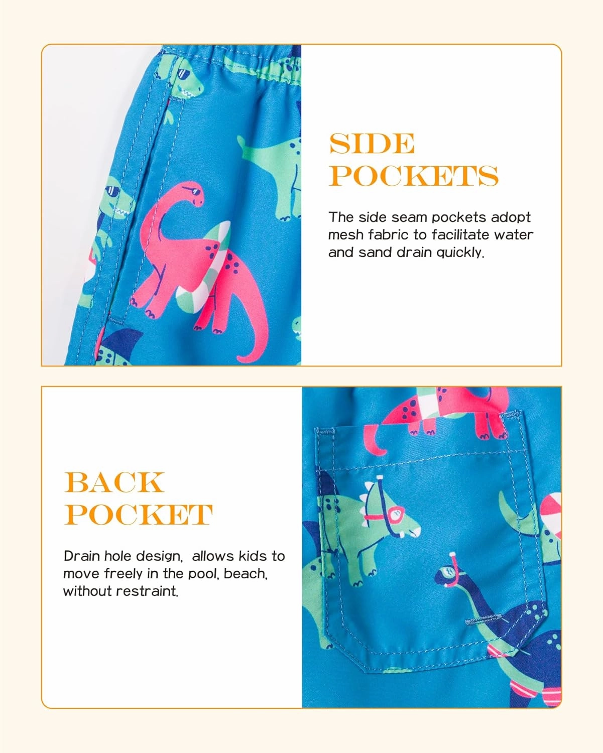SURF CUZ Surfcuz Little Boys Swim Trunks UPF 50  Toddler Beach Shorts Swimsuit Kids Quick Dry Swimwear