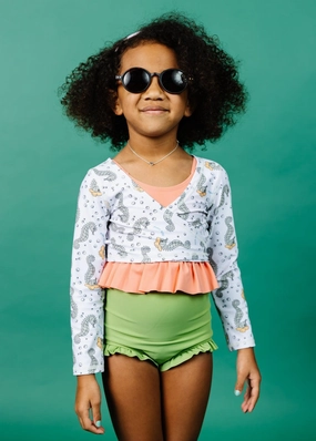 Sweet Pea Green | Mini All Ruffled Up Bottoms