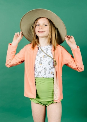 Sweet Pea Green | Youth All Ruffled Up Bottoms