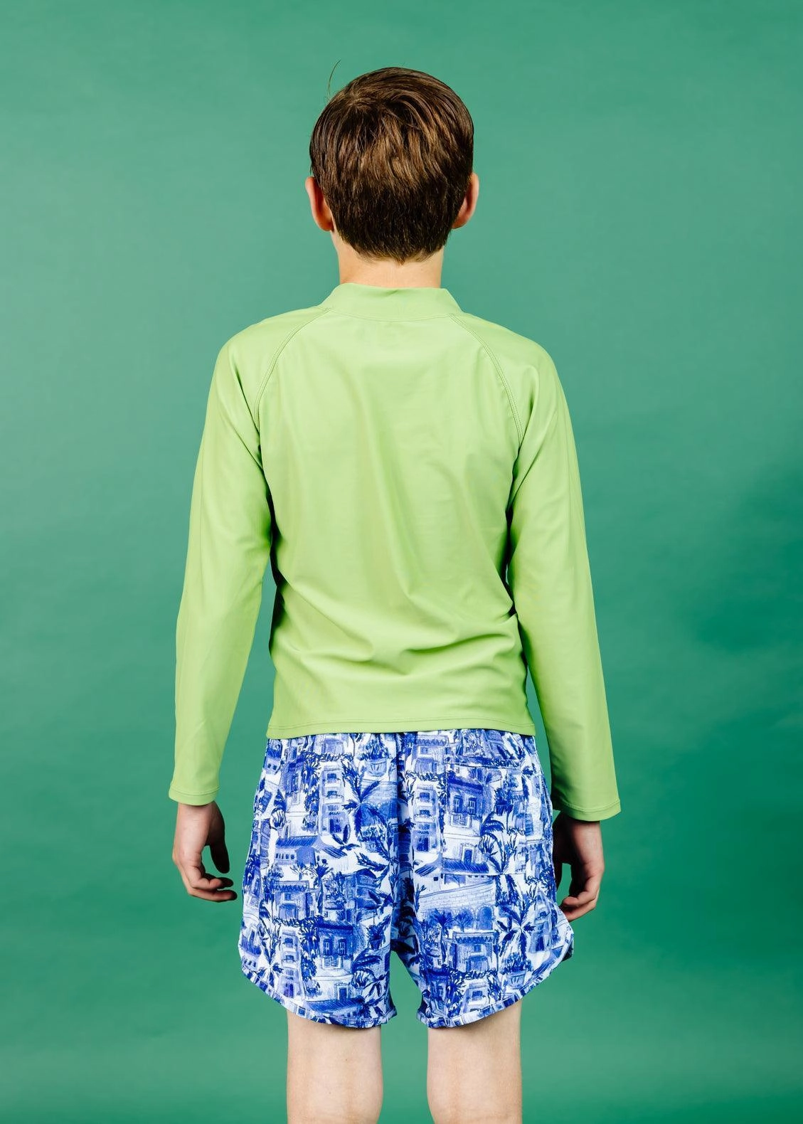 Sweet Pea Green | Youth Rashguard Top (Unisex)
