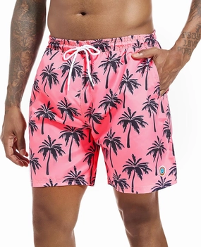 Swim Trunks Mens 7 inch Quick Dry Swim Shorts with Mesh Liner for Men's Beach Shorts