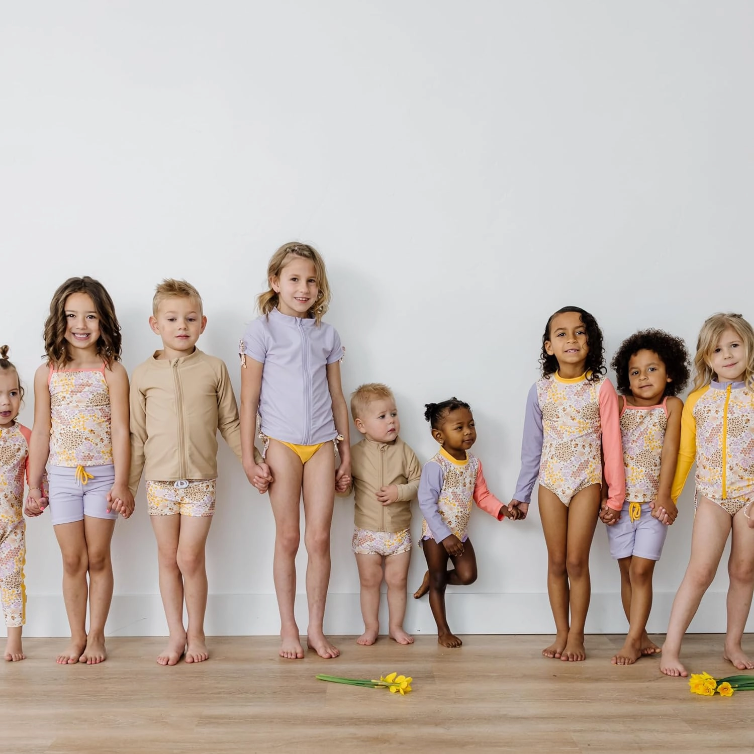 SwimZip Shorties - UPF 50  Swim Shorts - Baby, Toddler, and Kids - Boys' or Girls