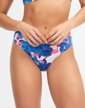 Tahiti Bikini Pant - Blue Floral
