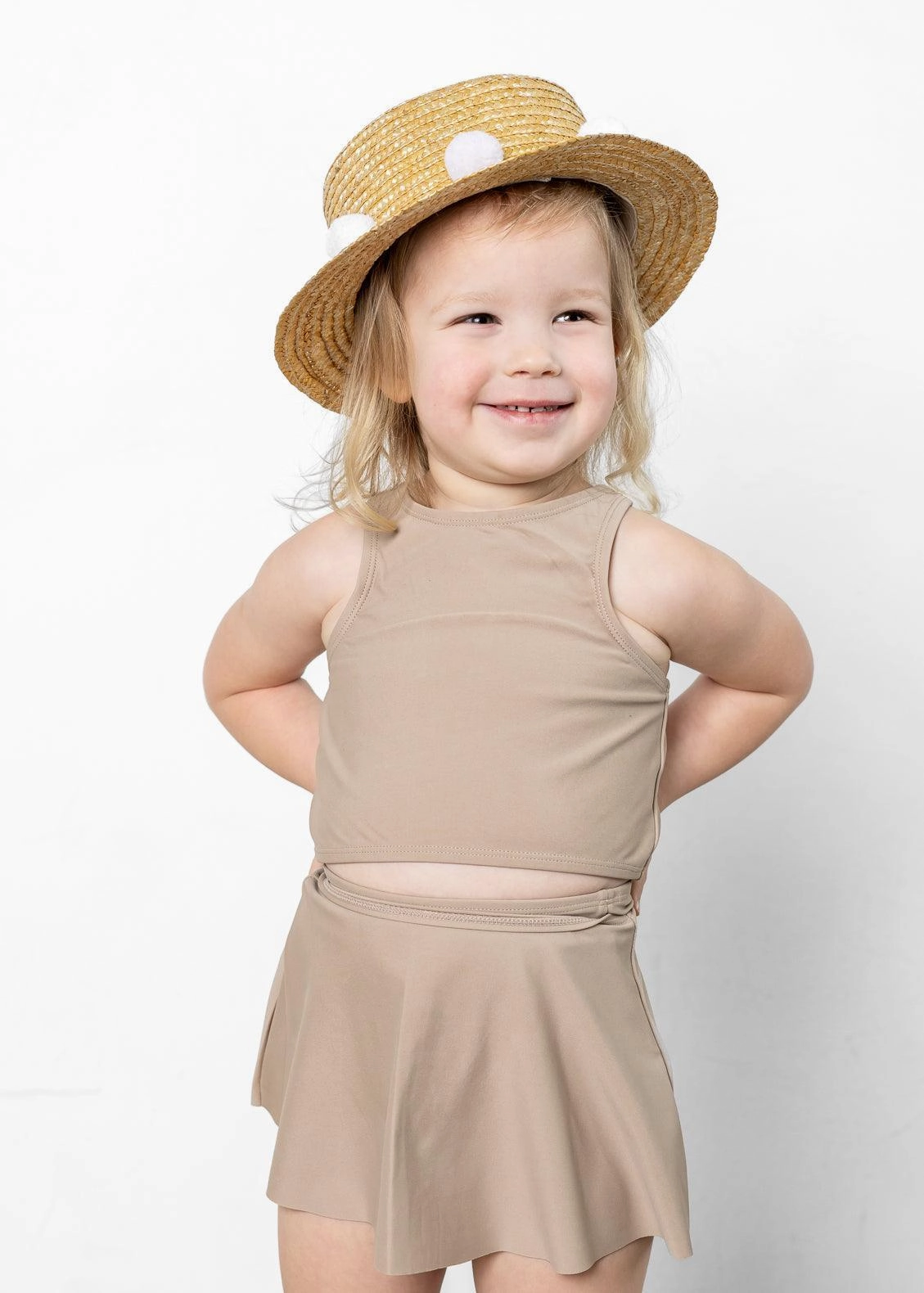 Taupe | Mini Detached Short Skirt