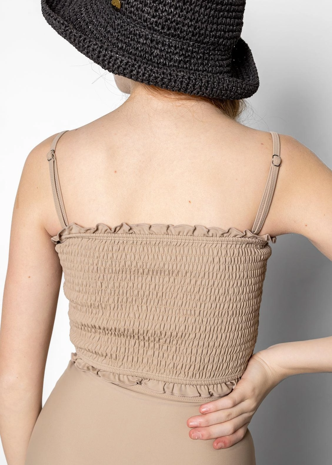 Taupe | Youth Bandeau Top