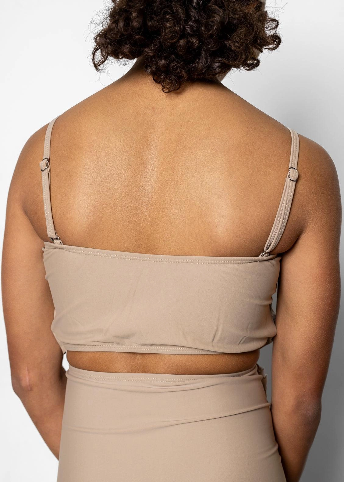 Taupe | Youth Oversized Ruffle Top