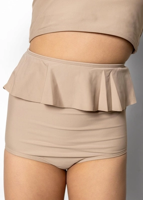 Taupe | Youth Peplum Bottoms