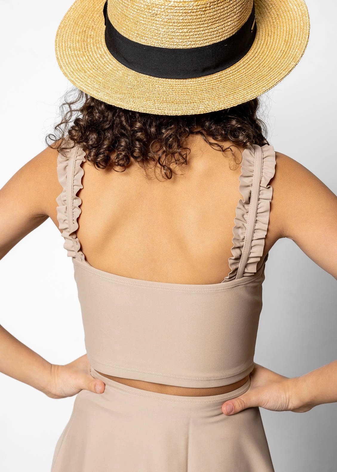 Taupe | Youth Ripple Top