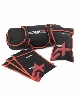 The Choice is Clear 360 Conditioning CoreFX Sandbag Fan Favorite, Air bike exercise, Flooring