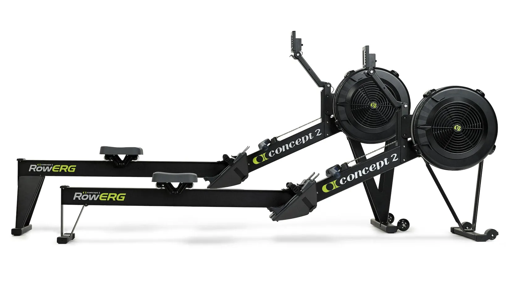 Concept2 RowErg, Olympic Frisbee And Barbell Set, Upper Body Bikes