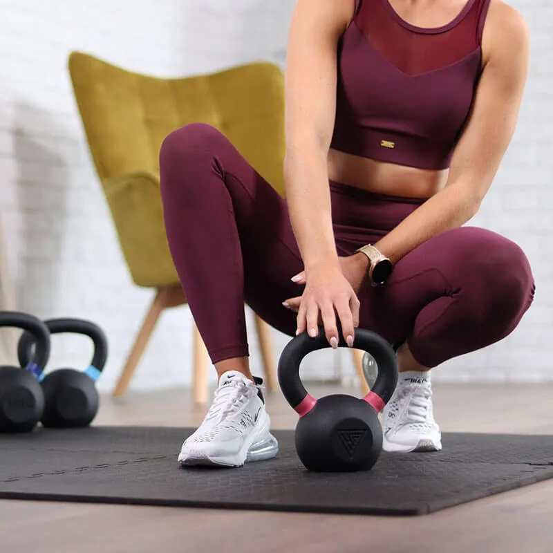 Hit Fitness Cast Iron Kettlebell | 32kg, Adjustable dumbbells, Upright Bikes