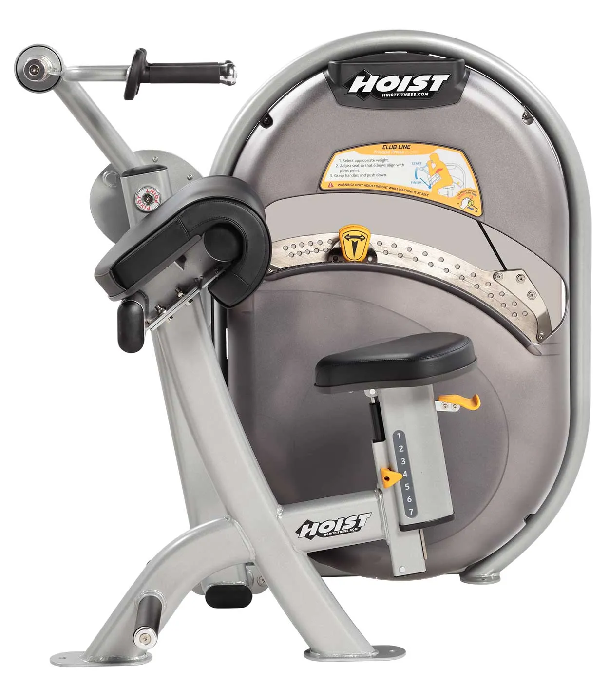 Hoist Clubline Triceps Extension, Dumbbell Storage