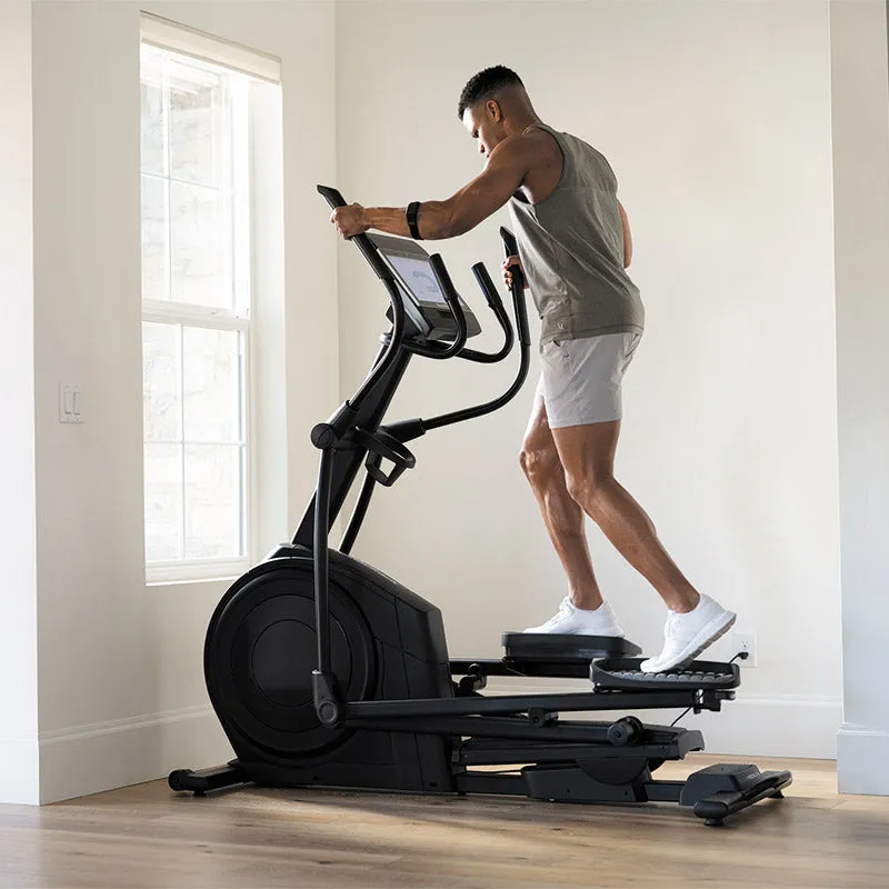 NordicTrack Airglide 14i Elliptical, VO2 max monitor, Sandbag weight training, Dumbbell Storage