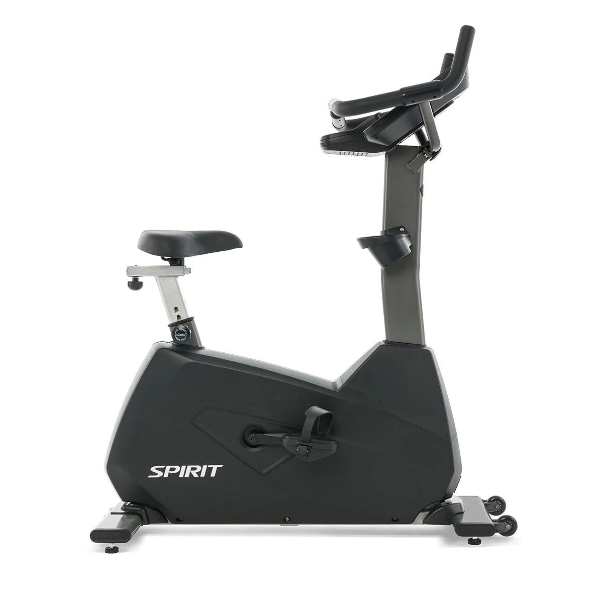 Spirit CU800  Upright Bike, Equipment Storage, Calorie burn tracker