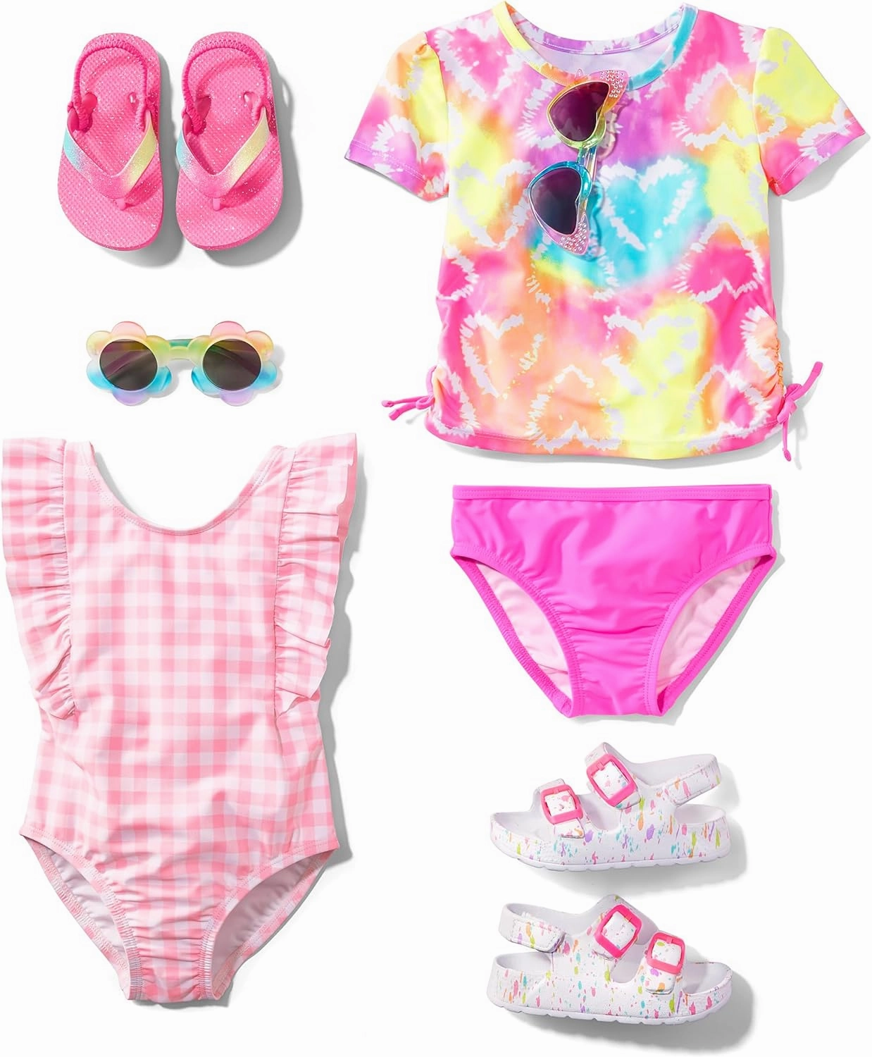 The Children's Place Baby Girl's and Toddler One Piece Swimsuit