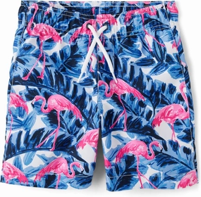 The Children's Place,Boys,Swim Trunks,Tidal Flamingo,Medium