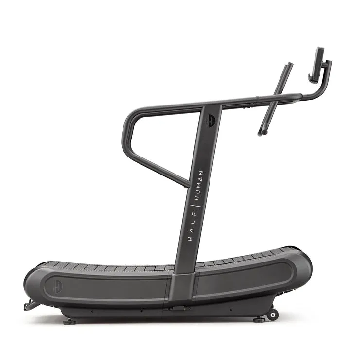 Half Human Curved Non-Motorised Treadmill, Water Rowers