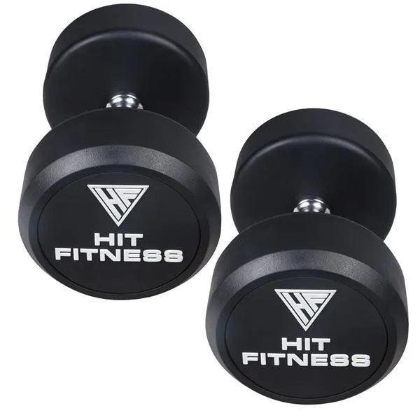 This Just In Hit Fitness Round Rubber Dumbbells | 5kg Todays Pick, Dip Station, Water Rowers, Indoor slide playground