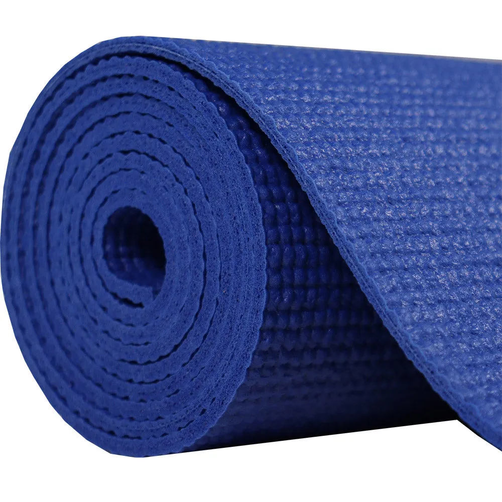 Hit Yoga Mat | 6mm | Blue, Round Dumbbells, Multi Functional Trainers