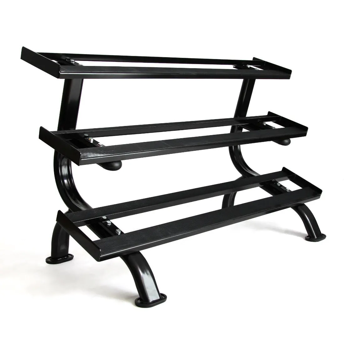 Rubber Hex Dumbbell Set 1-25kg (Pair) with Storage Rack, Vertical climber machine, Rollable Sled Track