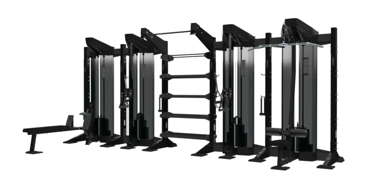 TORQUE Fitness X-CREATE 5-Module X-Select Wall X1 Package, Smart home gym, Weight Bar Collars