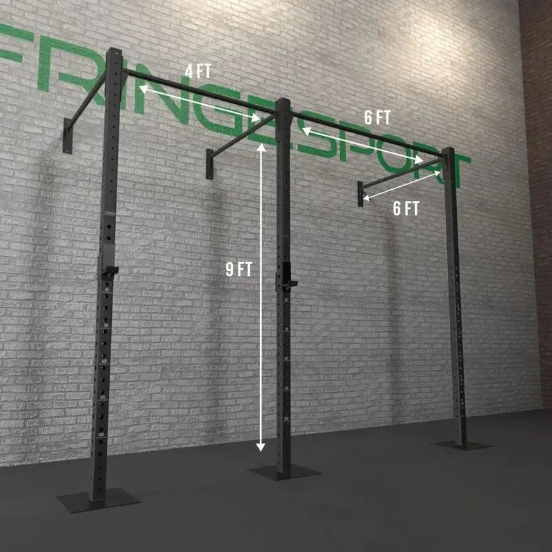 Wall Mount Gym Rig 3x3, Dumbbells, Ankle weights, Chin Up,Pull Up Bars