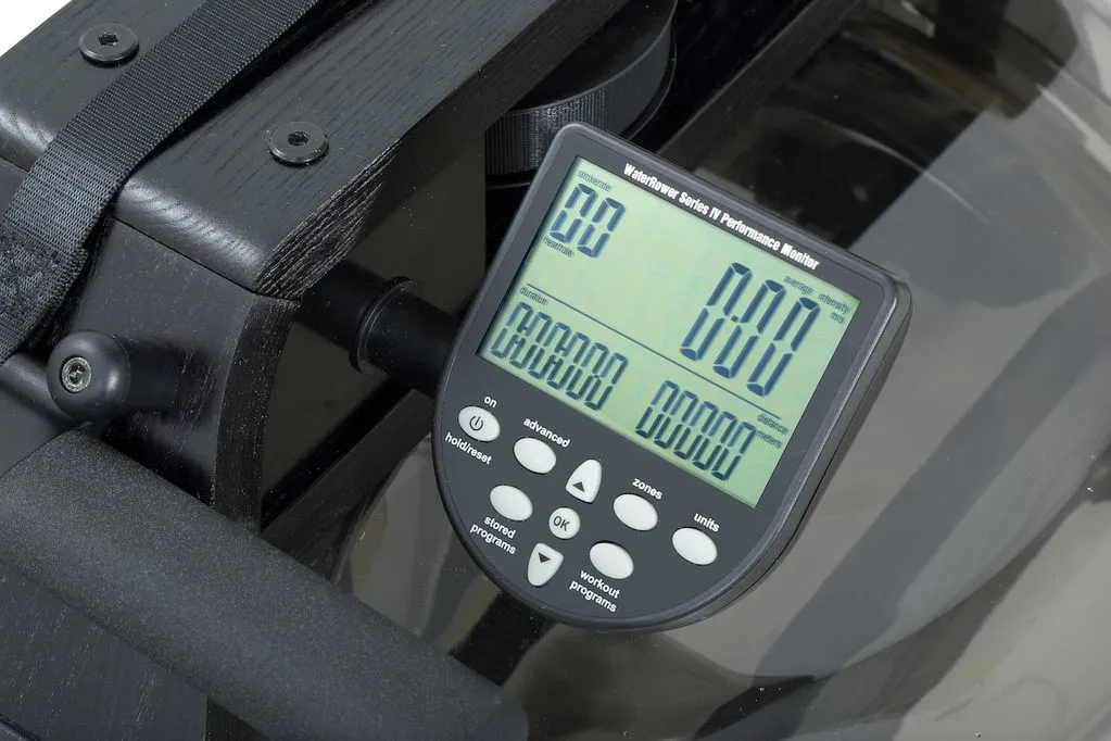 WaterRower Original  - Shadow with S4 Performance Monitor, Smart scale body fat, Home Gyms