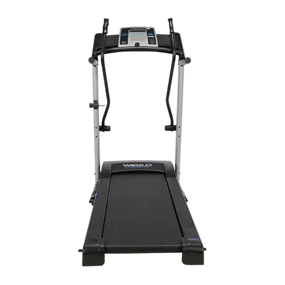 Weslo - CrossWalk 5.2t Folding Treadmill, Weight Plates, Foam Rollers, Aerial yoga hammock