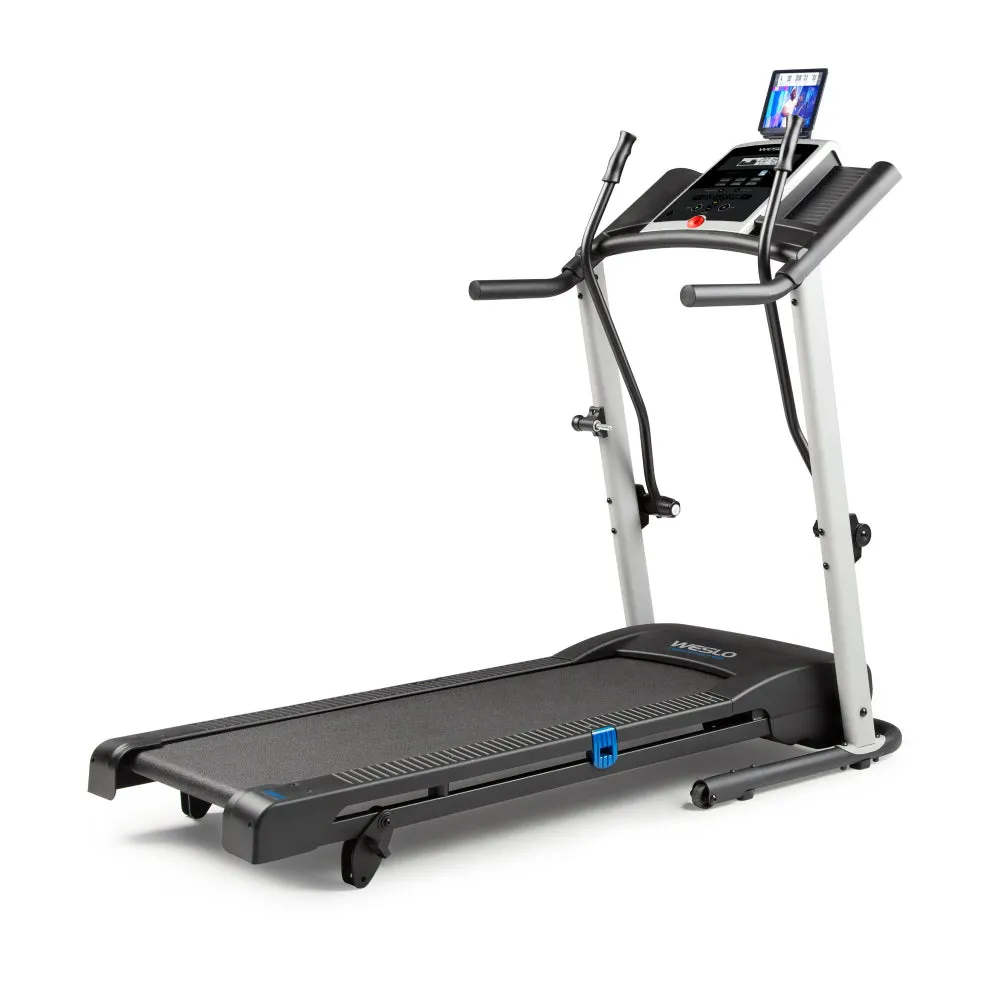 Weslo - CrossWalk 5.2t Folding Treadmill, Rebounders, Dumbbell Storage