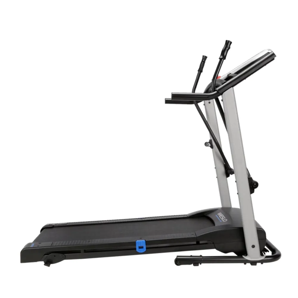 Weslo - CrossWalk 5.2t Folding Treadmill, Meal prep containers, Compression leggings, Ab Wheel