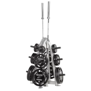 Todays Pick CF-3444 4-SIDED OLYMPIC PLATE TREE Crowd Favorite, Mats, Compact gym equipment for small spaces