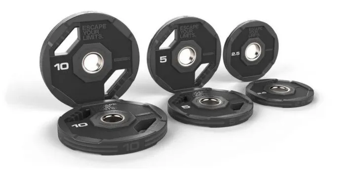 Todays Pick Escape Nucleus Urethane Olympic Grip Plates (from 1.25kg - 25kg) Popular Choice, Storage