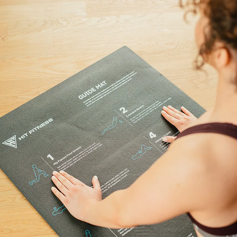 Hit Fitness Exercise Mat with Guides | 5mm, Cervical neck traction
