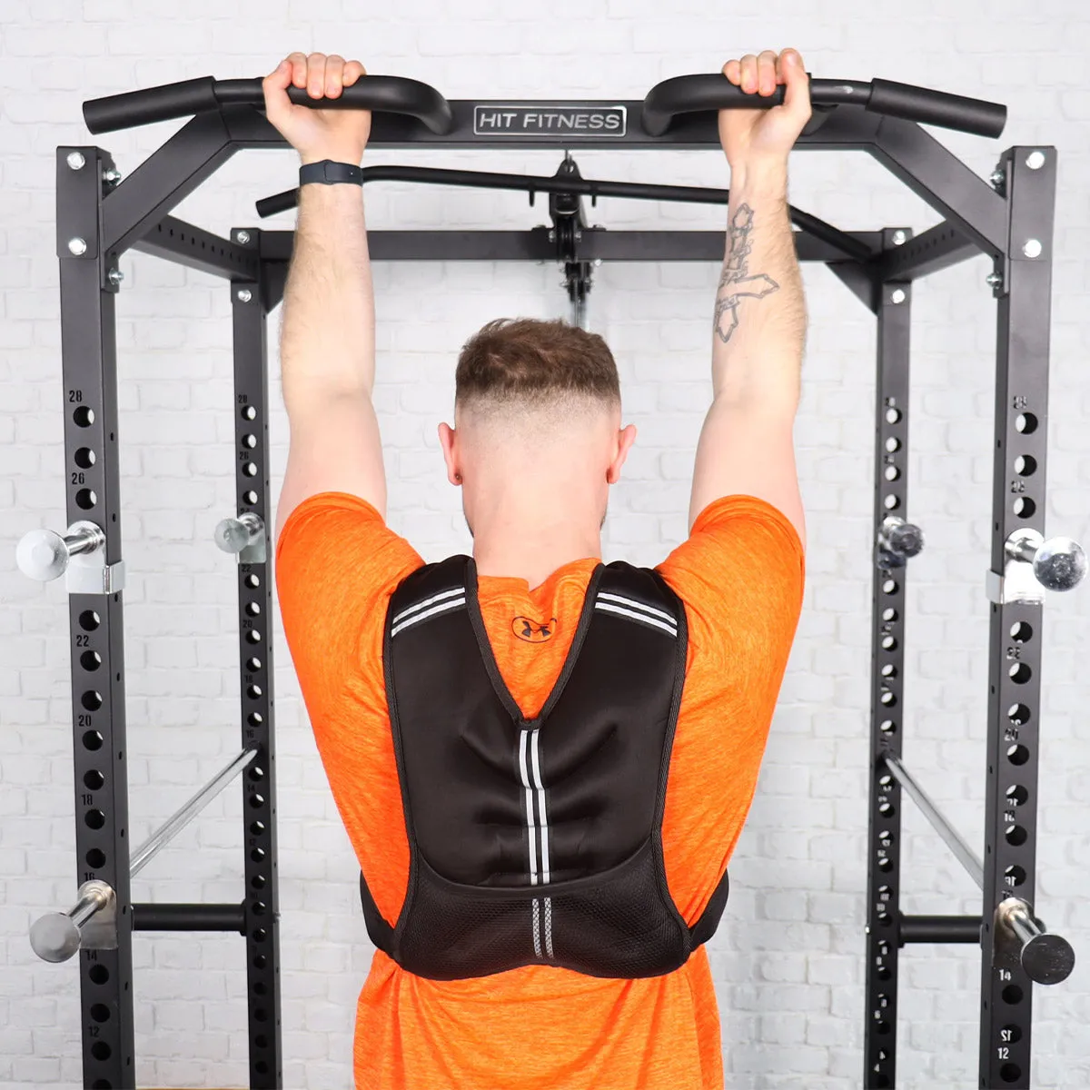 Hit Fitness Neoprene Weighted Vest | 8kg, Dumbbell rack, Sandbags,Battleropes, Acupressure mat
