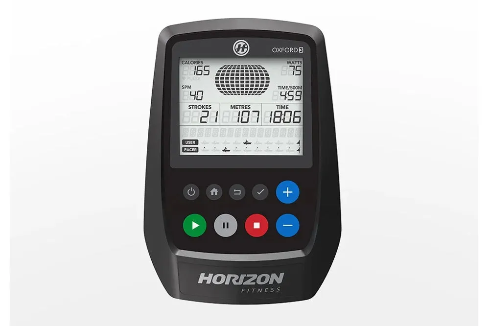 Horizon Oxford 3 Rowing Machine, Pump Sets, Hex dumbbells
