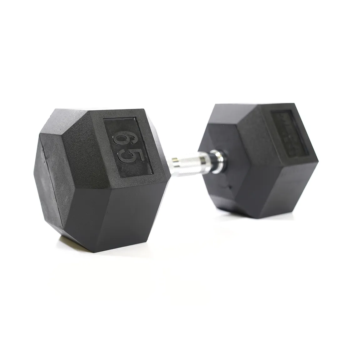 Todays Pick Mega Fitness - Rubber Hex Dumbbell 65lbs Best-Selling, Bundles, Creatine monohydrate